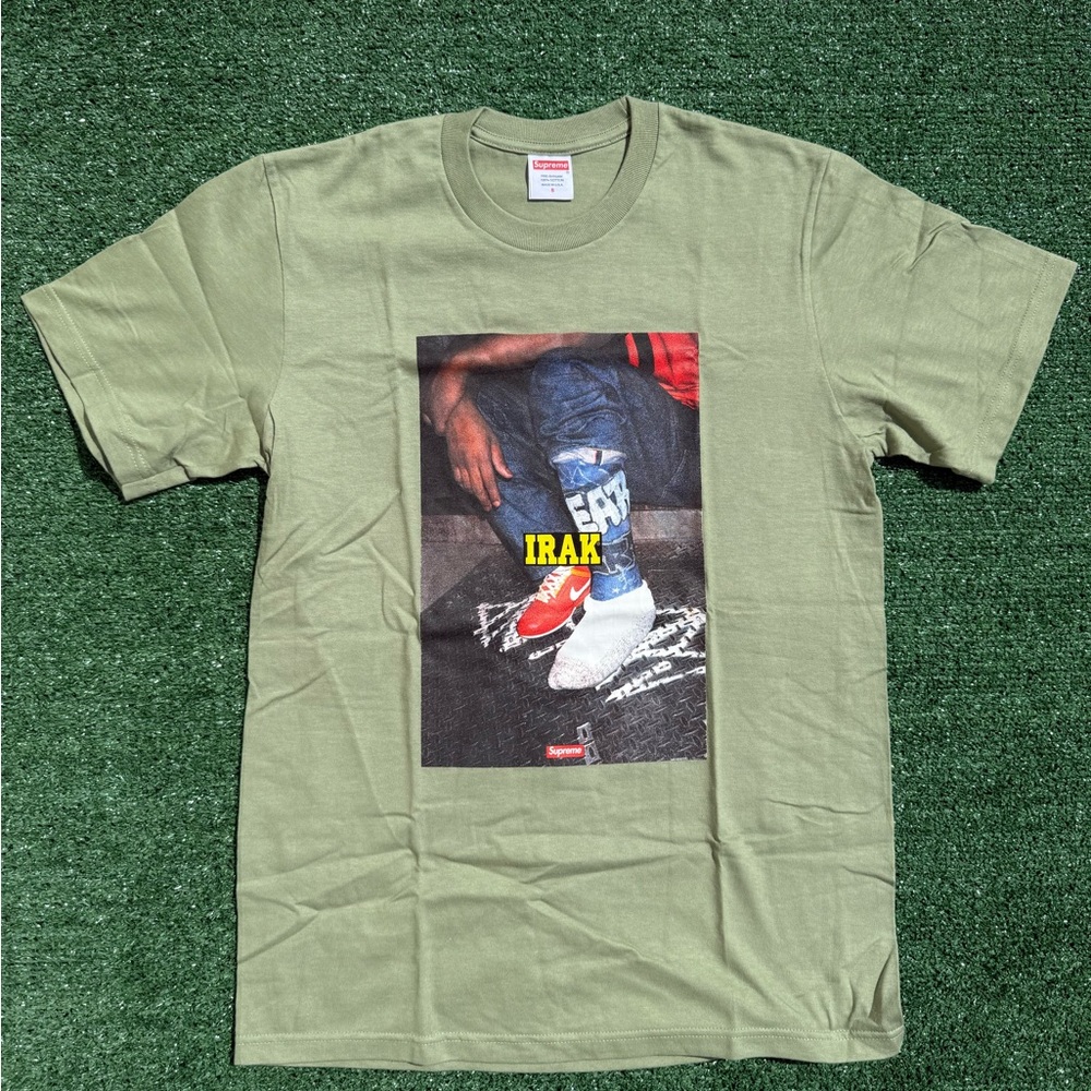 Supreme x IRAK Cast Tee 'Light Olive'